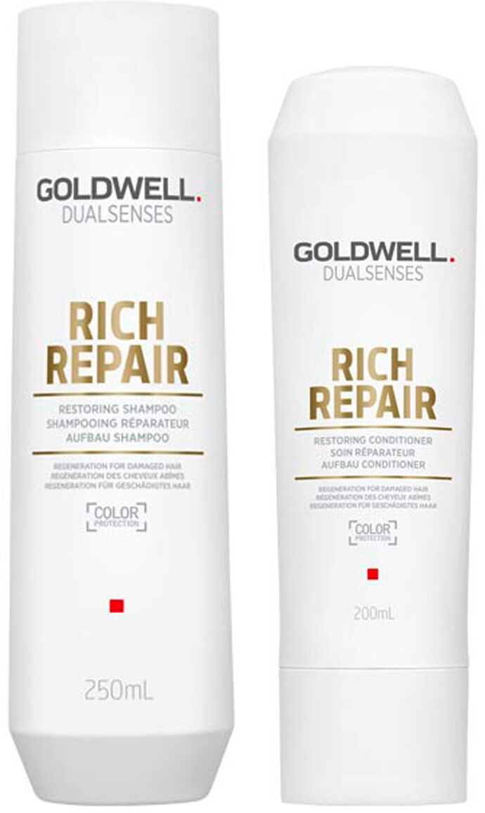 450ml Goldwell Dualsenses Rich Repair Restoring Set (Shampoo 250ml + Conditioner 200ml)