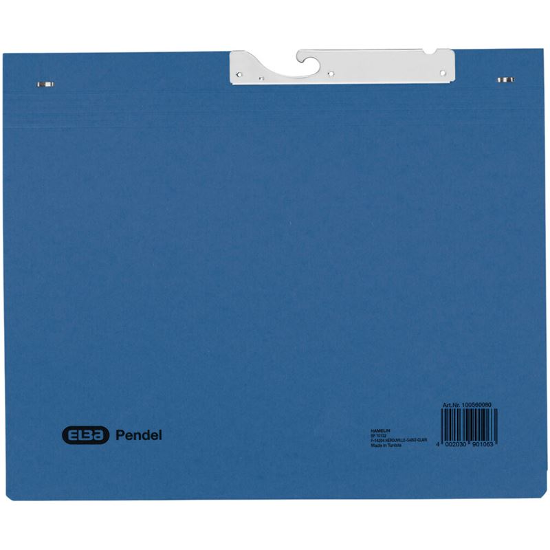 ELBA Pendelhefter Karton blau 1 x Amtsheftung (100560080)