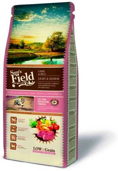 Sams Field Lamb & Rice Light & Senior 2500g