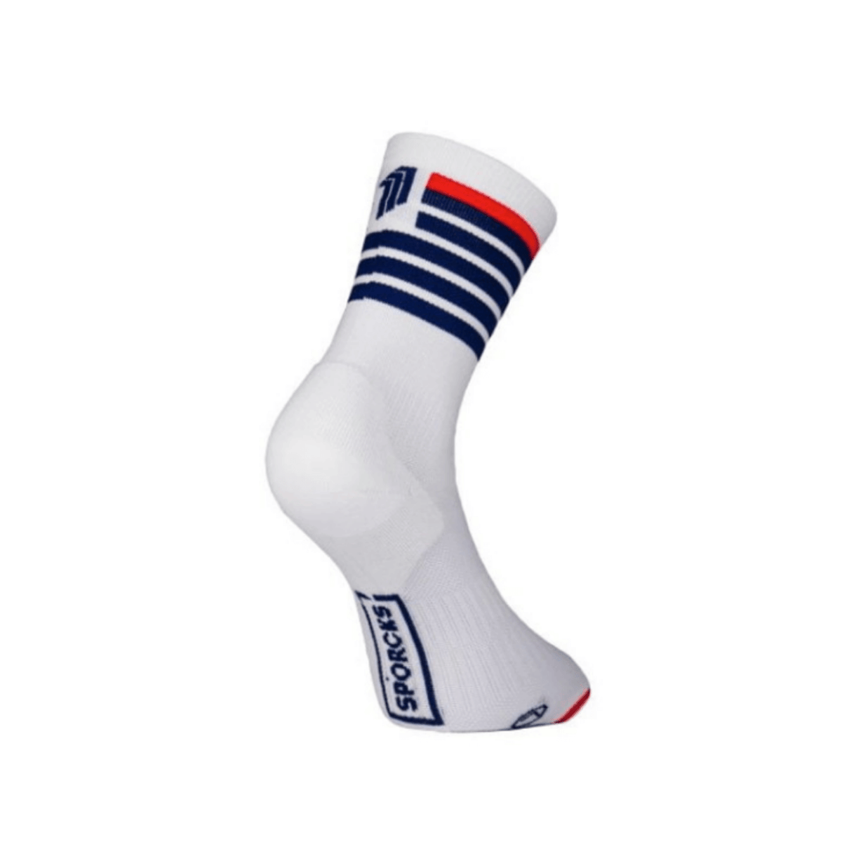 Meias Sporcks Red Air Vermelho Branco, Tamanho S Homem