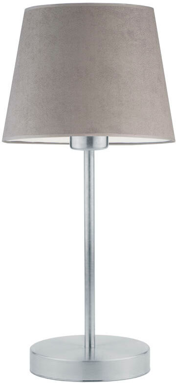 Canora Grey Alekper Desk Silver Base/Grey Shade 41.5cm H X 19.5cm W X 19.5cm D