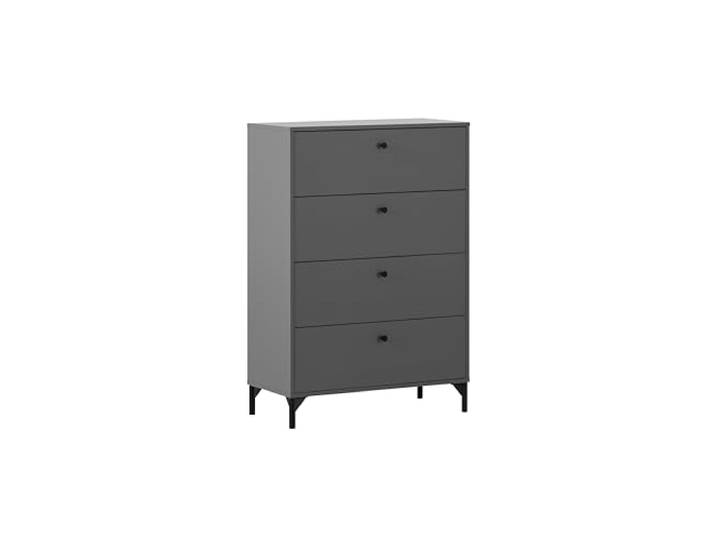 Schildmeyer Smash 701903 Commode, antraciet, 80,1 x 40 x 116,7 cm