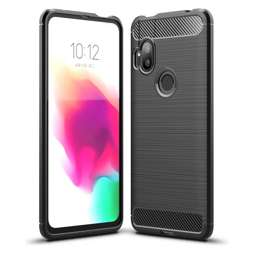 Screenguard Motorola One Hyper Hülle Carbon Brushed Soft TPU (Motorola One Hyper) (00025946)