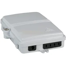 EFB Elektronik FTTH IP65 Anschlussbox für 4Fasern, 4Kupplungen und Faserüberlängenaufnahme (Spleissbox), Zubehör Netzwerk