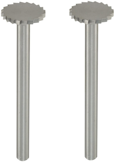 Proxxon Fraises à disque (acier tungstène-vanadium), 10 mm, 2 pièces (28727)