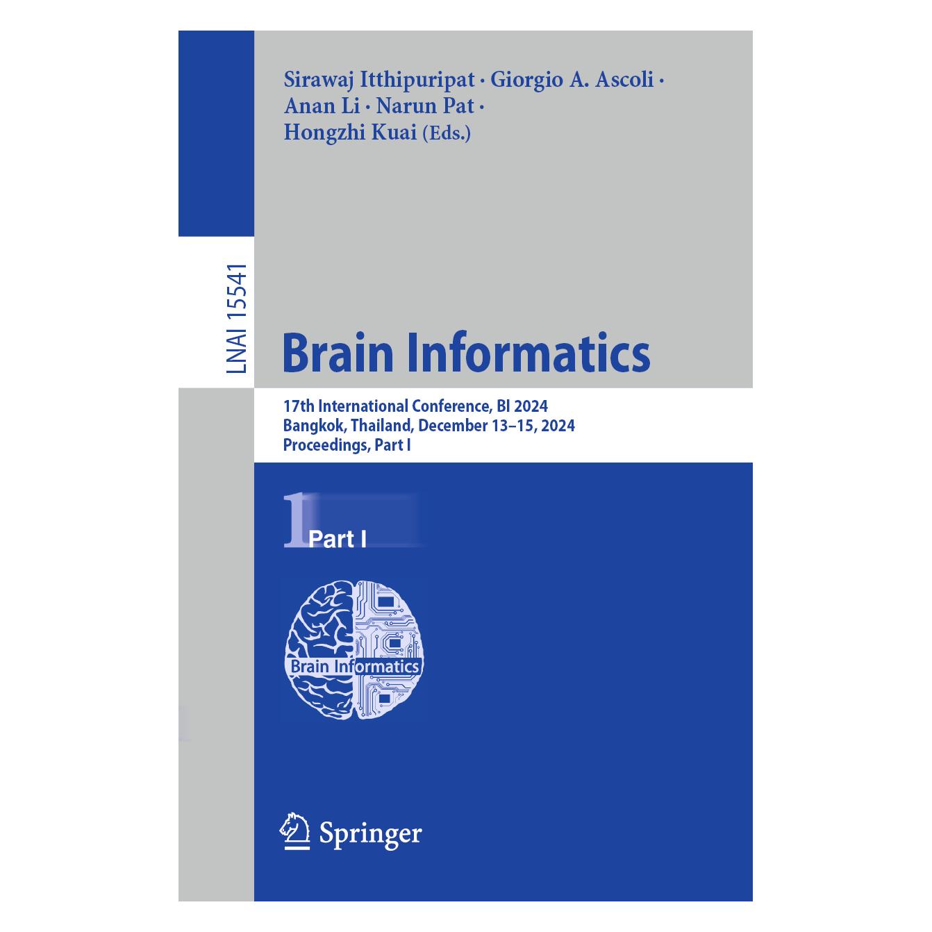 Springer Brain Informatics (Englisch, Softcover, Anan Li, Giorgio A. Ascoli) (63695780)