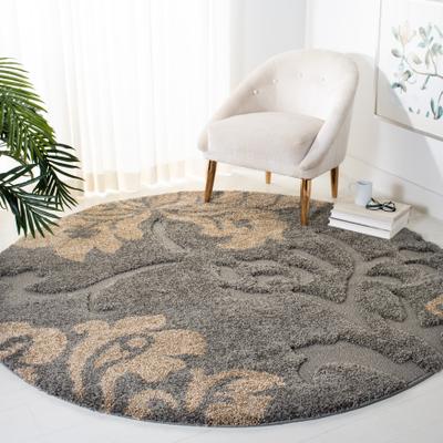 SAFAVIEH Florida Shag Hilde Floral 1.2-inch Thick Rug