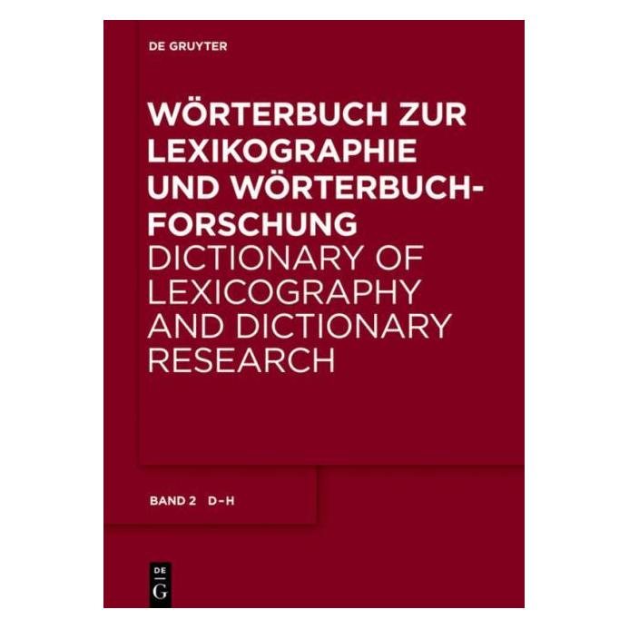 De Gruyter D - H (Deutsch, Englisch, Hardcover) (67709821)