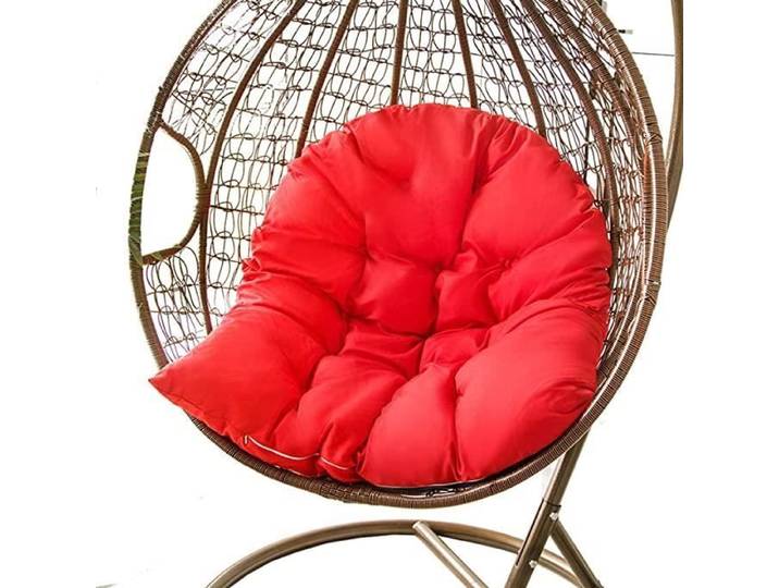 Coussin de Chaise Suspendue Coussin de Balançoire WOVTE Coussin de Balancelle Coussin de Siège épais Rouge