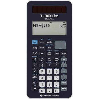 Schulrechner TI-30X Plus MathPrint dunkelblau, hochauflösendes Display