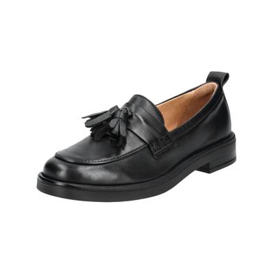 Slipper PAVEMENT "Pavement Slipper Leder", Damen, Gr. 38, Leder, schwarz, Schuhe Slipper