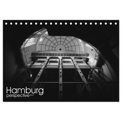 Hamburg perspective 2027 (Tischkalender 2027 DIN A5 quer), CALVENDO Monatskalender