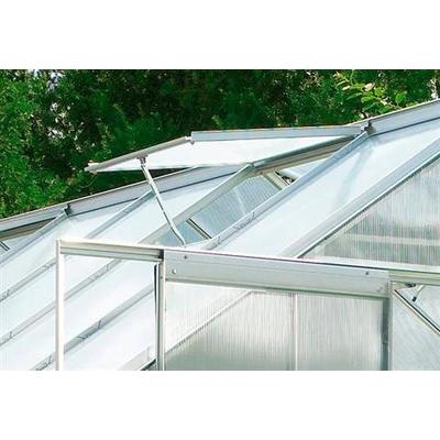 Gewächshaus-Fensteröffner VITAVIA "Thermovent", silber (silberfarben), Stahl, Dachfensteröffner, für Gewächshäuser, stromlos, silberfarben