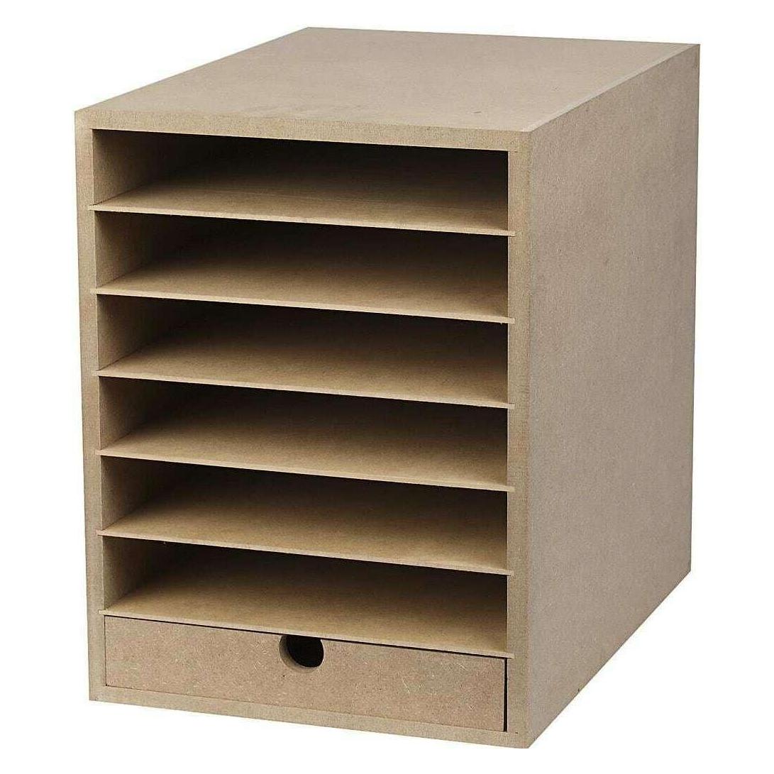 Creativ Company Paper Storage Unit, H: 31,5 cm, D. 32 cm, W: 24,3 cm, A4, 1 pc (A4) (210088)