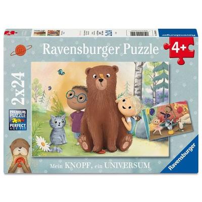 Kinderpuzzle 2x24 Teile - Mein Knopf, ein Universum
