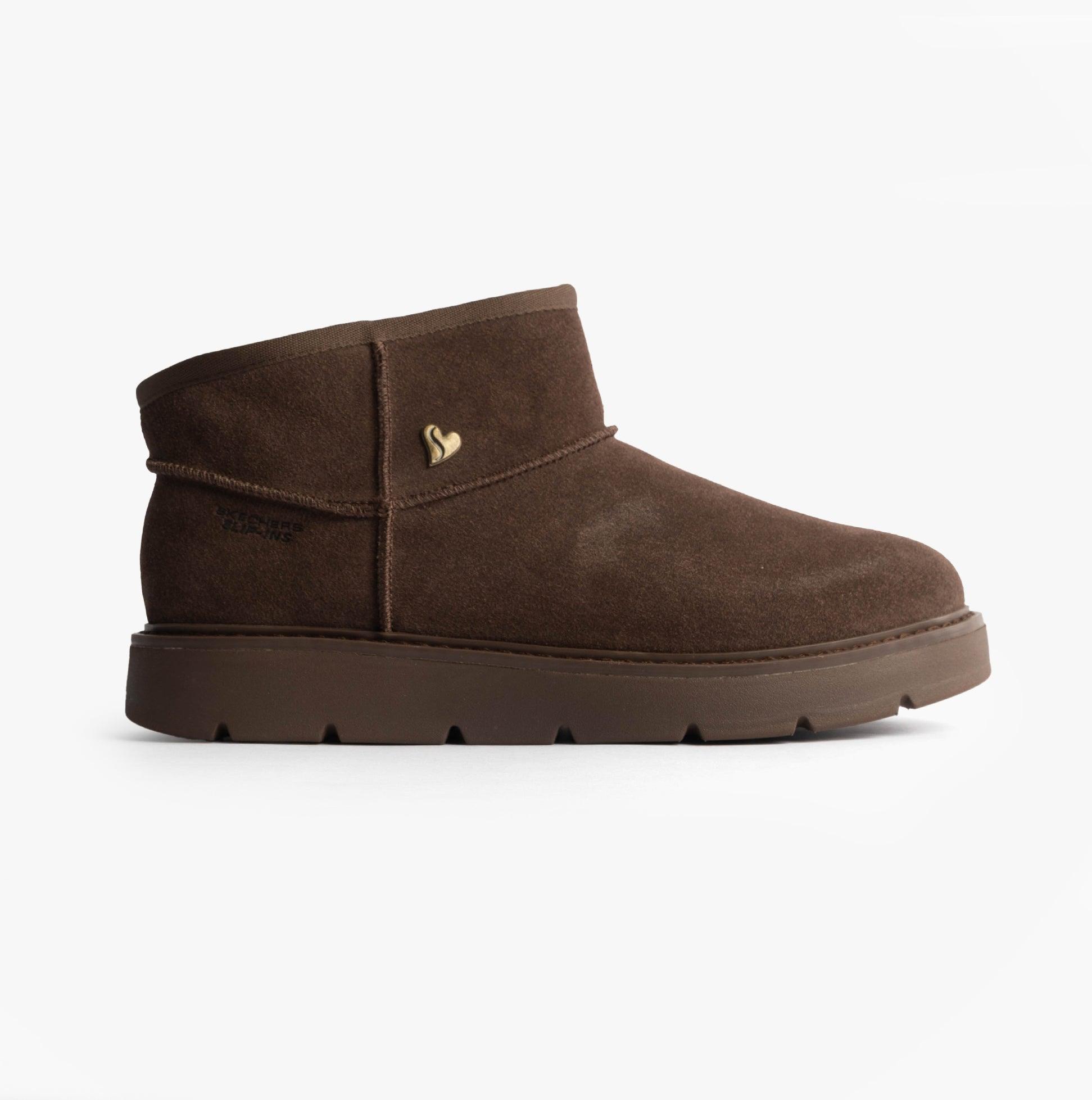 Skechers 167848/choc Keepsakes Cozy - Cozy Mini Damenstiefel Schokolade