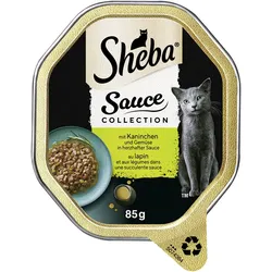 Sheba Collection Sauce mit Kaninchen und Gemüse in herzhafter Sauce 22x85 g