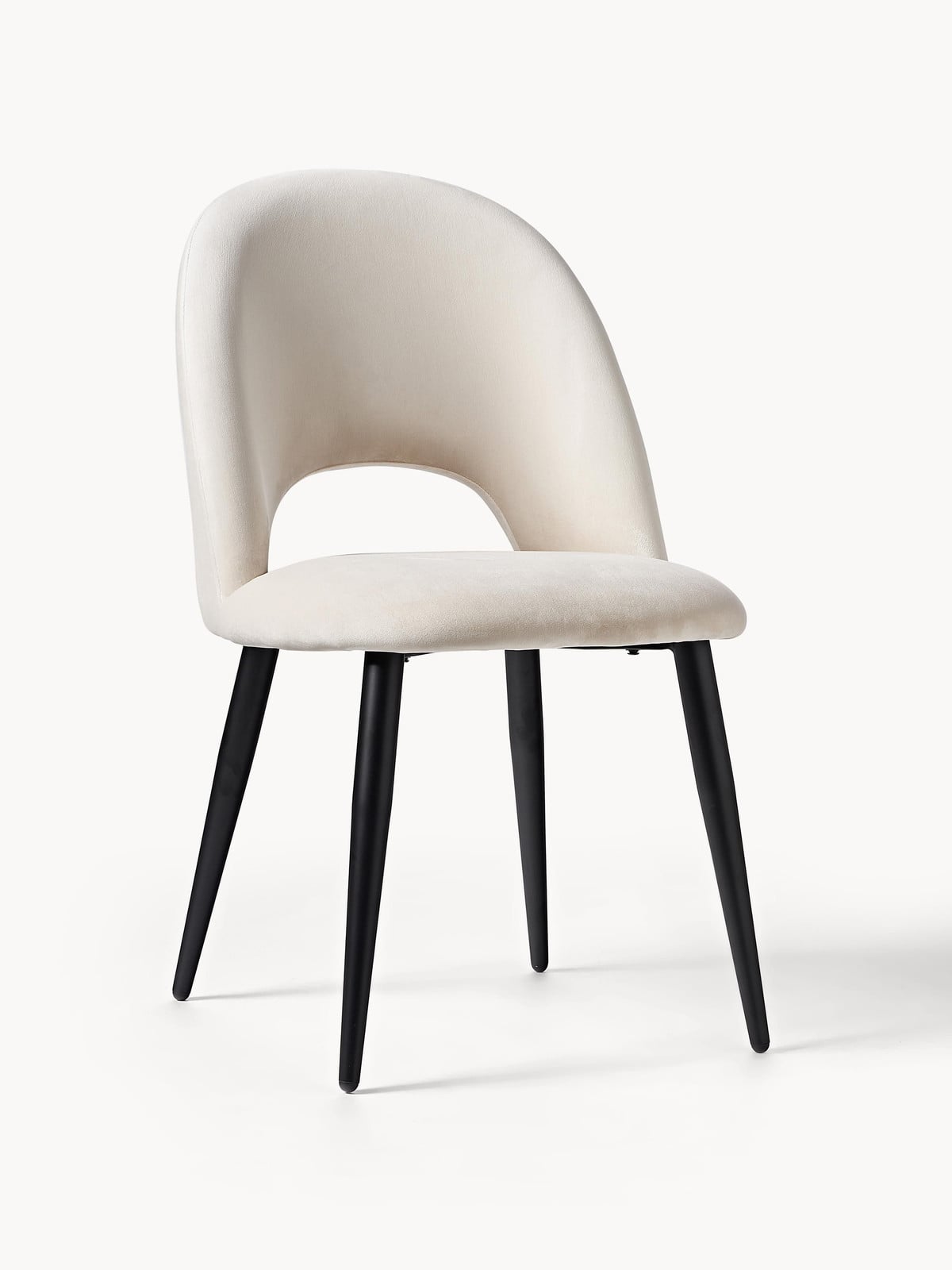 Westwing Collection Fluwelen stoel Rachel