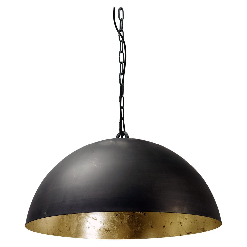 Masterlight Industria Gold 50 Hanglamp - Goud/Messing/Zwart - Metaal