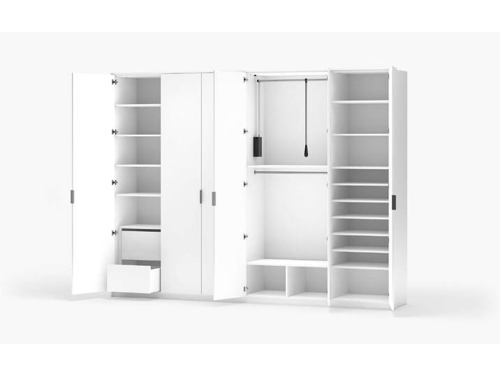 Kleiderschrank mit vielen Optionen Premium Dekore