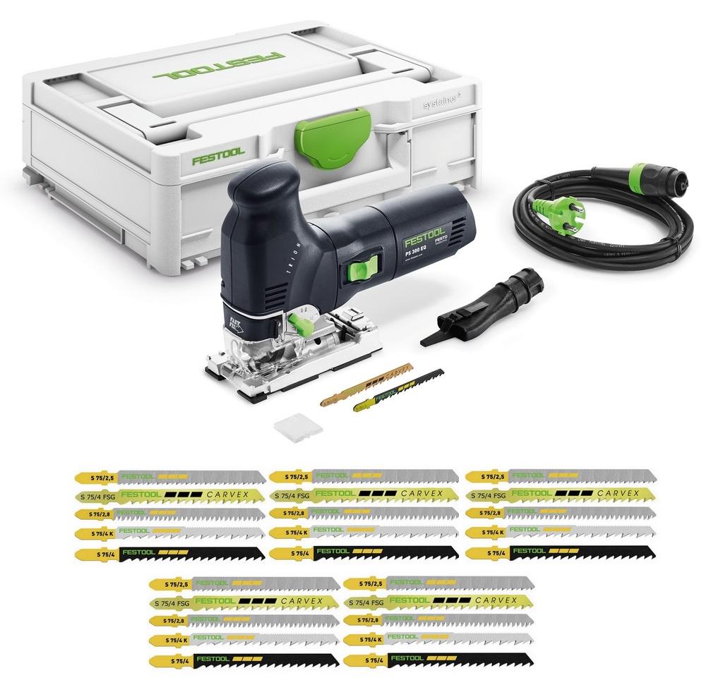 Festool Pendelstichsäge TRION PS 300 EQ-Plus im Systainer SYS3 M 137 + STS-Sort