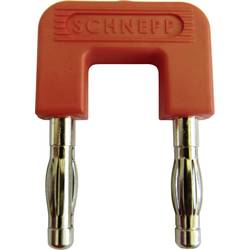 Schnepp 19/4rt Kurzschlussstecker Rot Stift-Ø: 4 mm Stiftabstand: 19 mm 1 St.