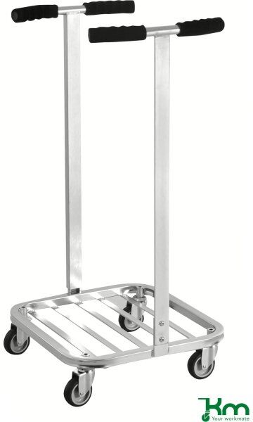 Kongamek Affaldsvogn 125 Liter, Krom, Gitterbund