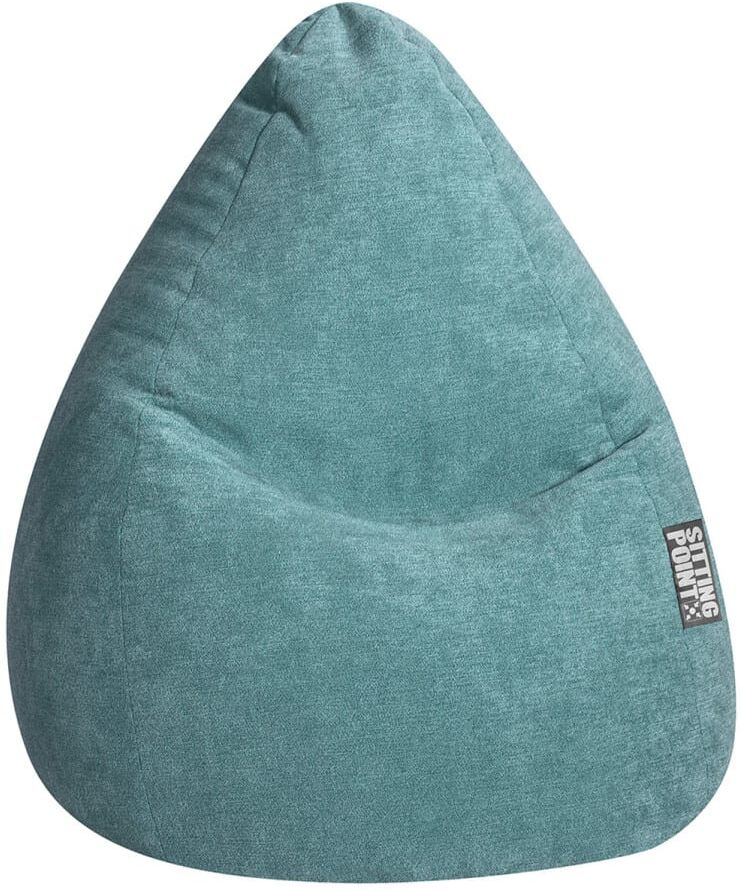 Sitting Point Pouf Alfa XL Bleu petrole Bleu 70x110x70cm