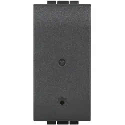 Legrand L4531C Aktor LivingLight with Netatmo zum Schalten einer Steckdose, Farbe: Anthrazit