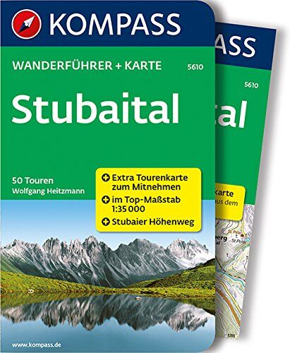 Wolfgang Heitzmann - Stubaital: Wanderführer mit Extra Tourenkarte zum Mitnehmen. - Preis vom 09.10.2026 07:28:09 h