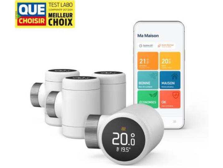 Tado - Tête Thermostatique Connectée Quattro Pack X