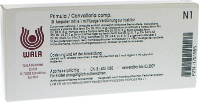 WALA Heilmittel GmbH PRIMULA/CONVALLARIA comp.Ampullen 10X1 ml 01751955