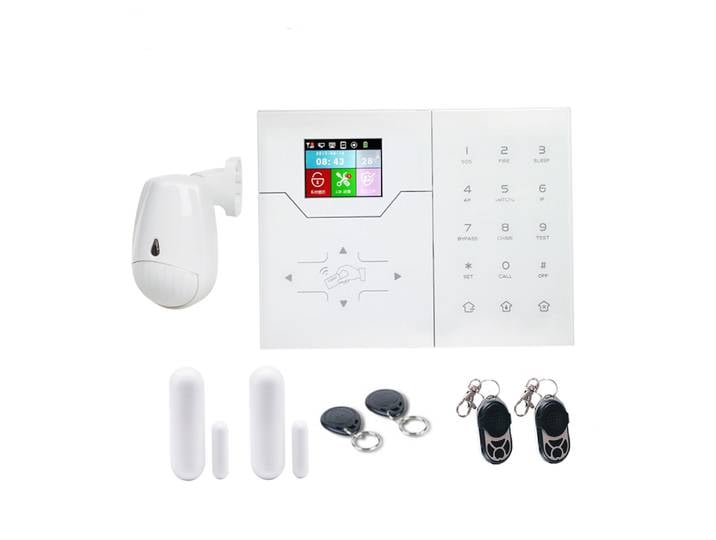 Système d'alarme antivol HA-VGW 433/868 MHz avec écran tactile WiFi GSM 4G, prise en charge de l'anglais/du français, accessoire de sécurité domestique DIY