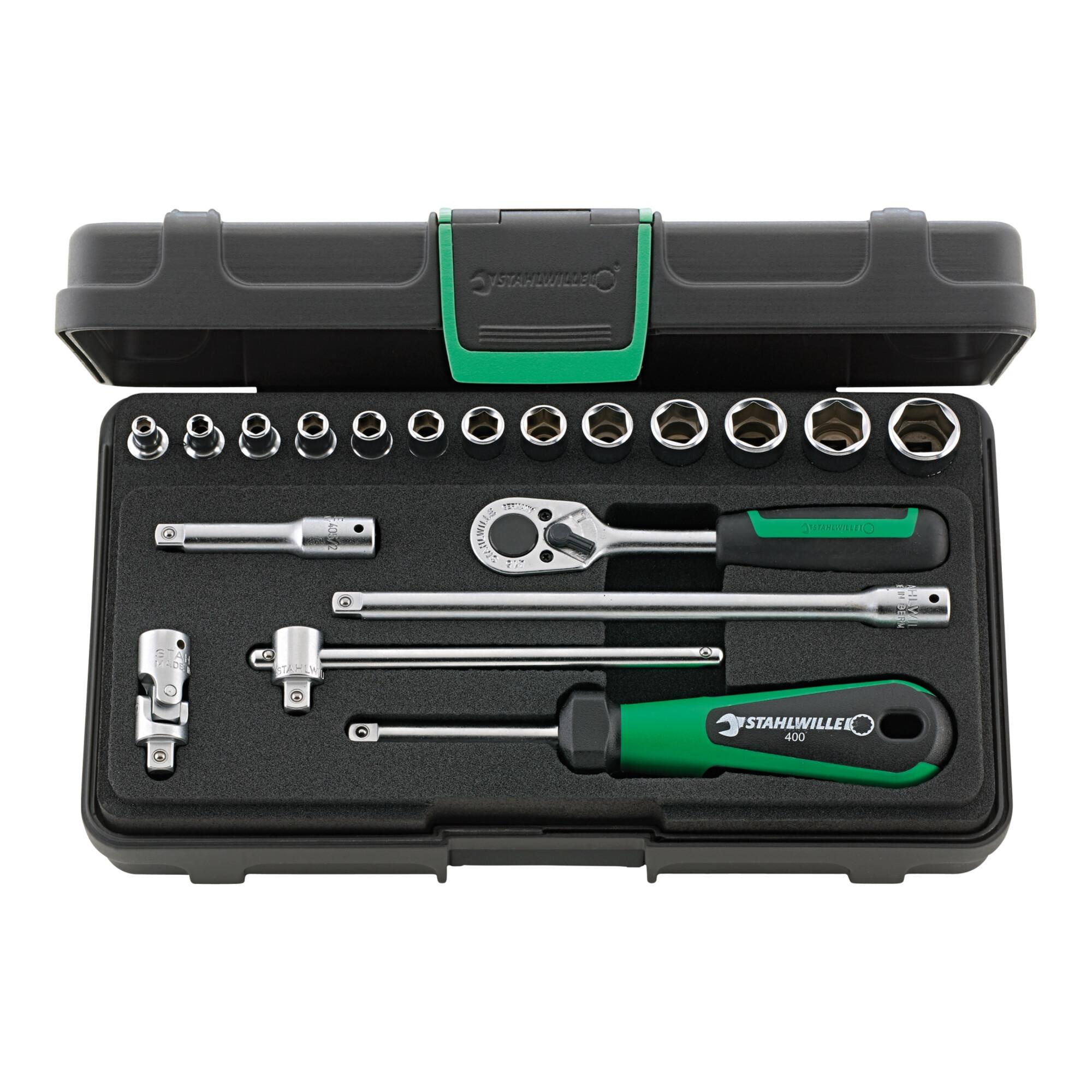 Stahlwille 40/13/6 Steckschlüssel-Garnitur 1/4" Vierkant (96011124)