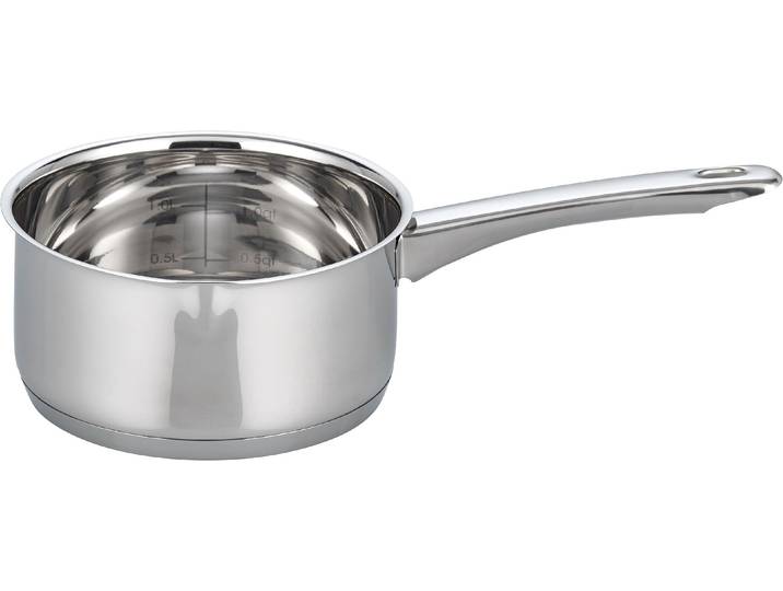 Kasserolle ELO BASIC Opal , silber (edelstahlfarben), Ø:16cm, Töpfe, Kasserolle, Ø 16 cm, Induktion