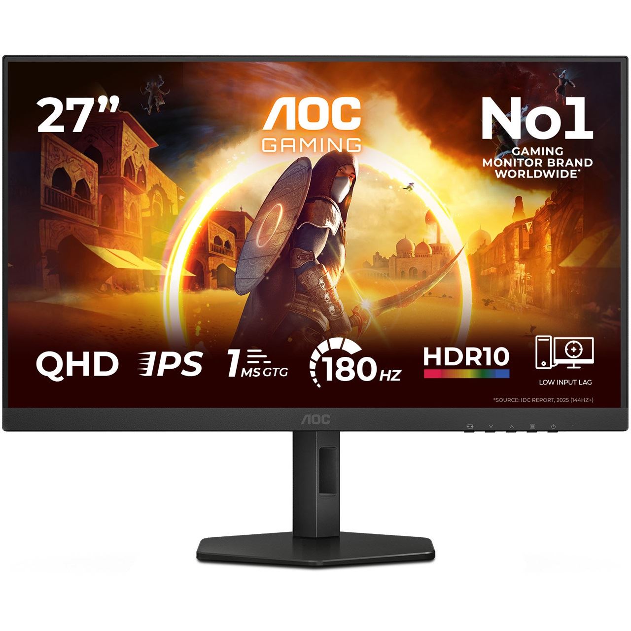 27" (68,58cm) AOC Q27G4XF schwarz 2560x1440 1xDisplayPort 1.4 / 1x HDMI 2.0