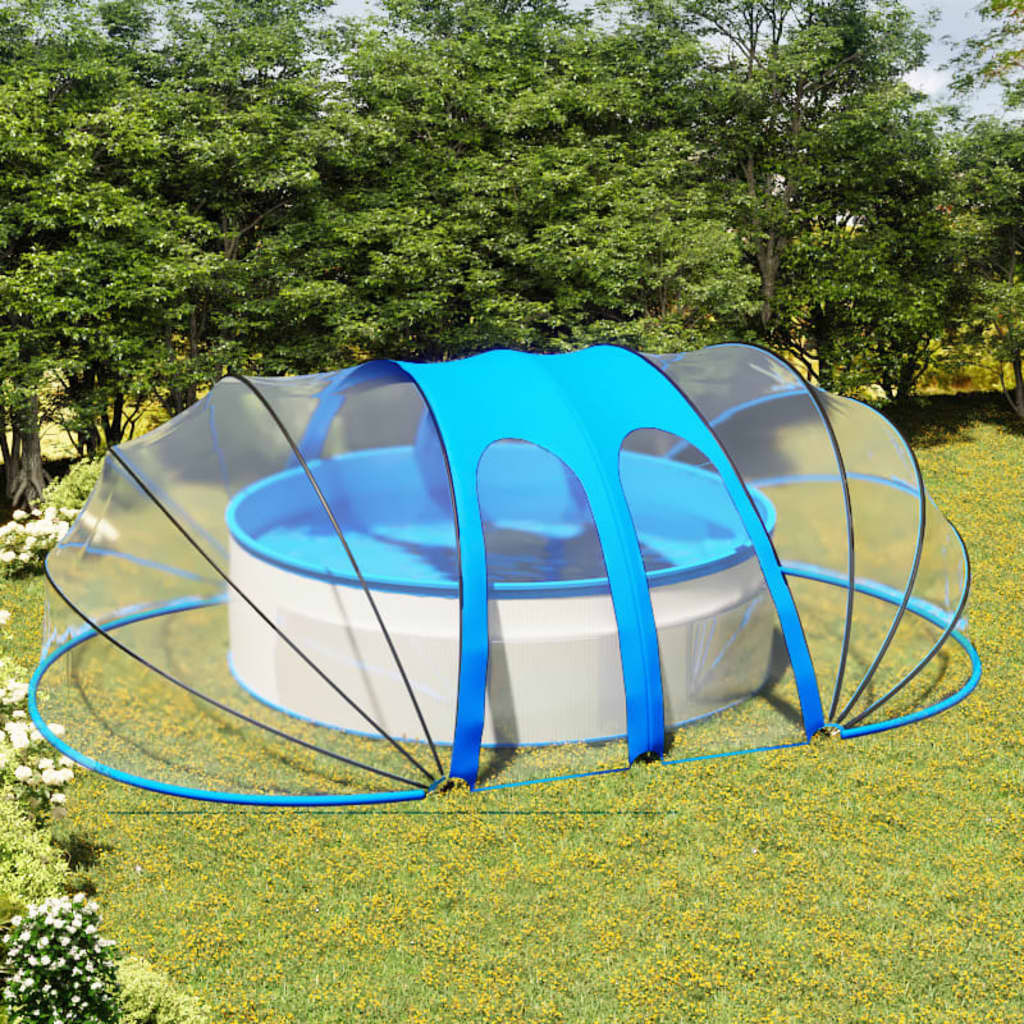 The Living Store Pool-Kuppel Oval 620x410x205 cm