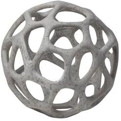 Mercana Spiro 6L x 6W Off-White Hollow Decorative Orb