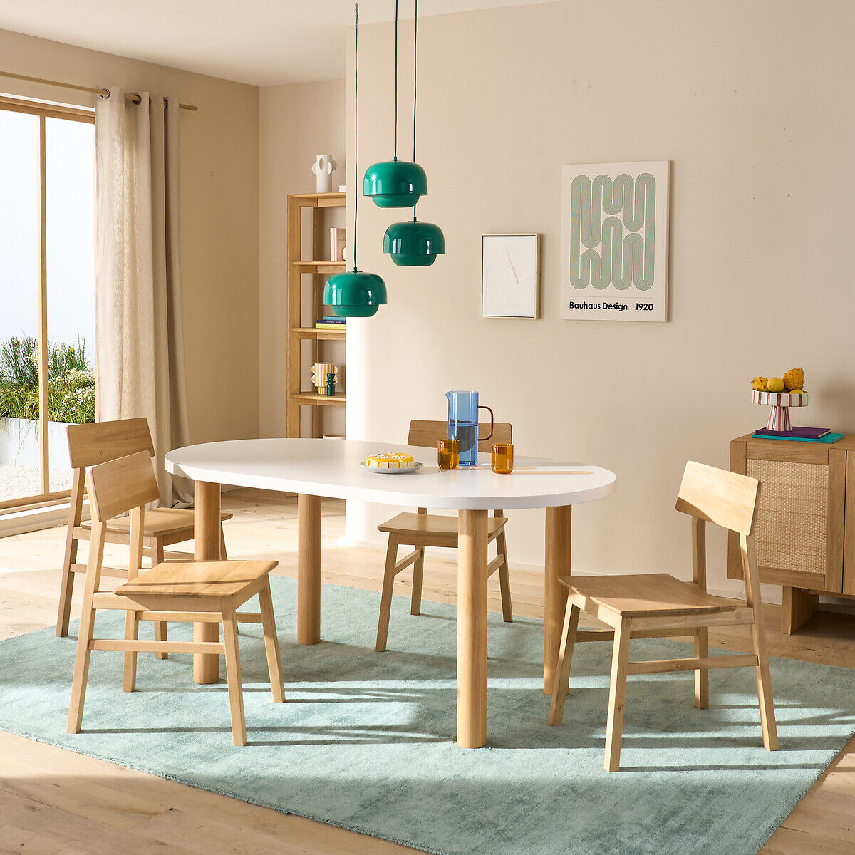LA REDOUTE INTERIEURS Plateau ovale, pour table à composer, 6 personnes, ALZAR