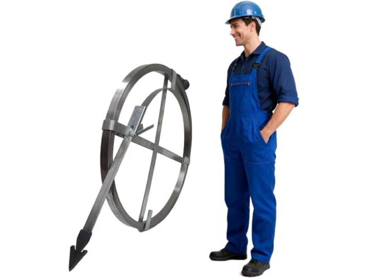 4.9m 7.9 11 30 40 44 46 m Snake Unclog Drain Tool mit leistungsstarkem Schlagkopf und Lagerregal, robustes, flaches Stahlkabel for die Kanalisationsleitung(L 102FT/31M)