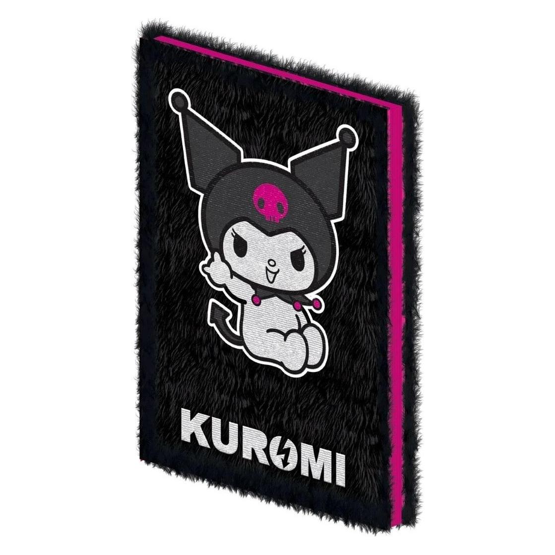 Pyramid Kuromi Notebook A5: Plush Kuromi (A5, Harter Einband) (57955)