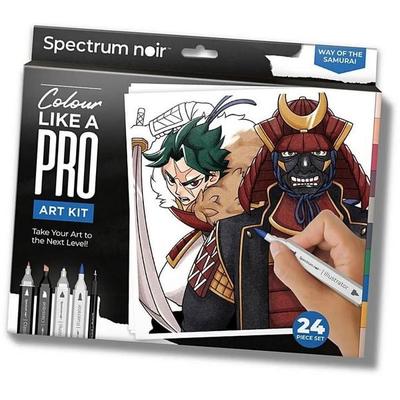 Spektrum Noir/Fan Art DIY Sets Zeichnen Kreativ Set Illustration, sortierte Farben, Weg des Samurai, 1 Packung