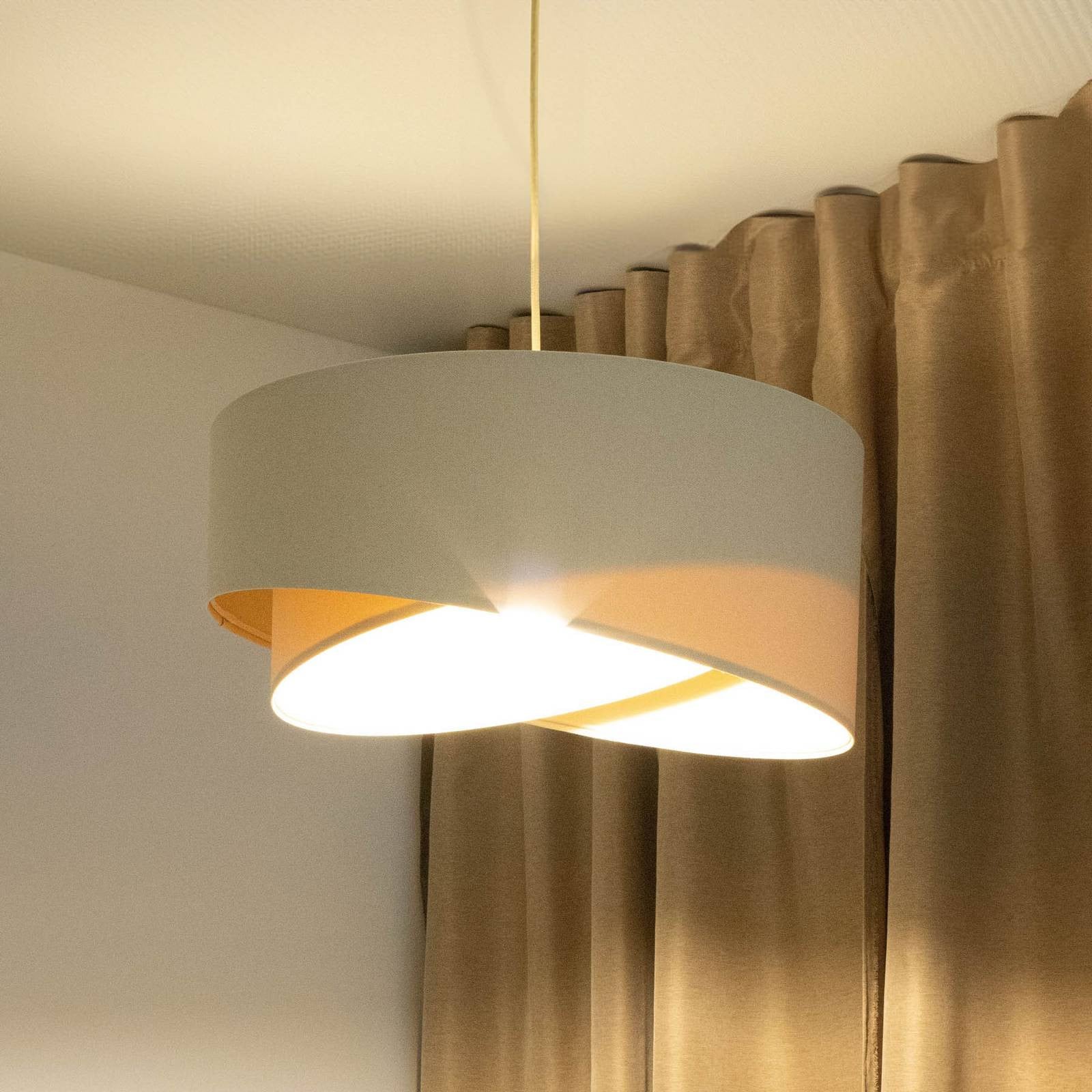 Maco Design Boho Hanglamp Beige Textiel Dimbaar