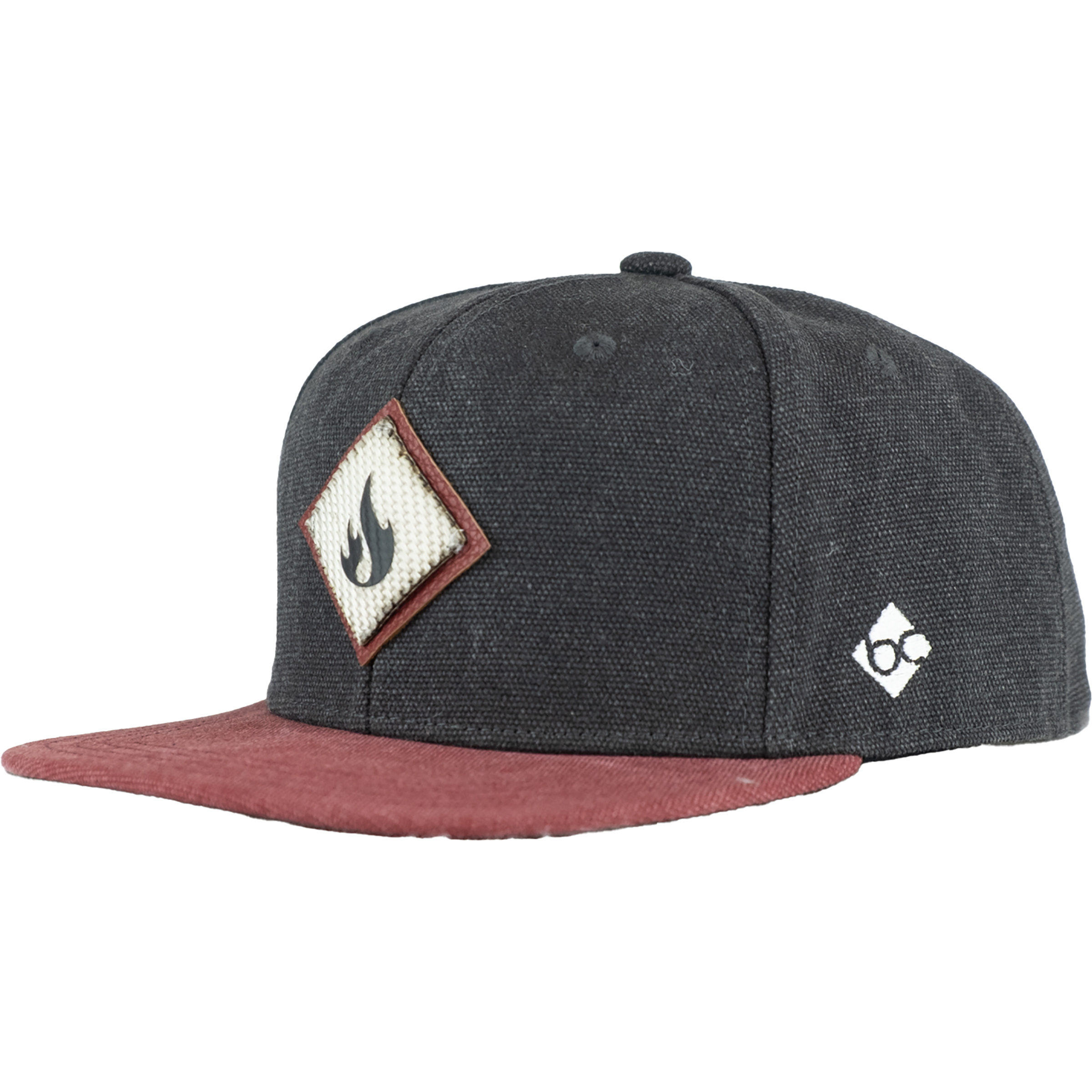 Bavarian Caps Feuerwehr: Retroschlauch Snapback Cap Basecaps grau Lifestyle