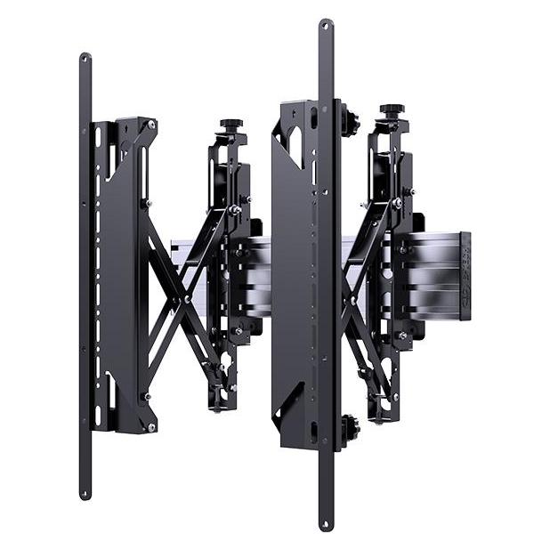 Btech SystemX Pop-in/-Out Wandhalterung mit Feinjustierung für LG86BH5C Portrait (VESA 200 x 600) (Wand, 50 kg) (BT9909/BS)
