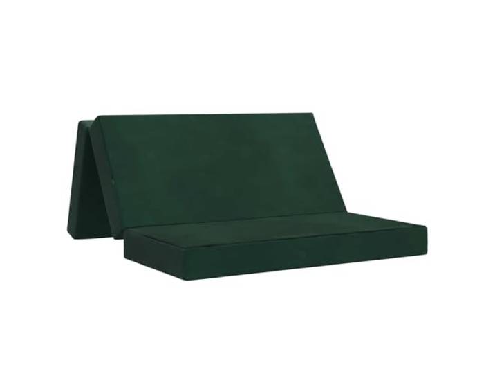Klappbares Schlafsofa, 140 x 67 x 45 cm, Dunkelgrün Leichter Schaumstoff, waschbarer Bezug mit Reißverschluss, manueller Mechanismus, Wohnzimmer, Schlafzimmer, kleine Räume
