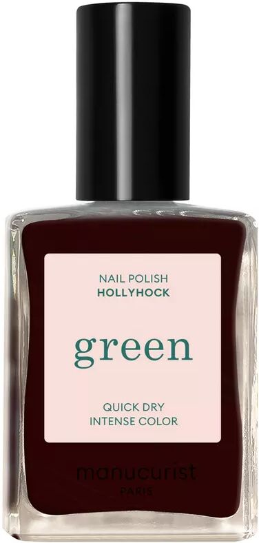 Manucurist - Nagellack Green Hollyhock (Rouge noir), 15 ml