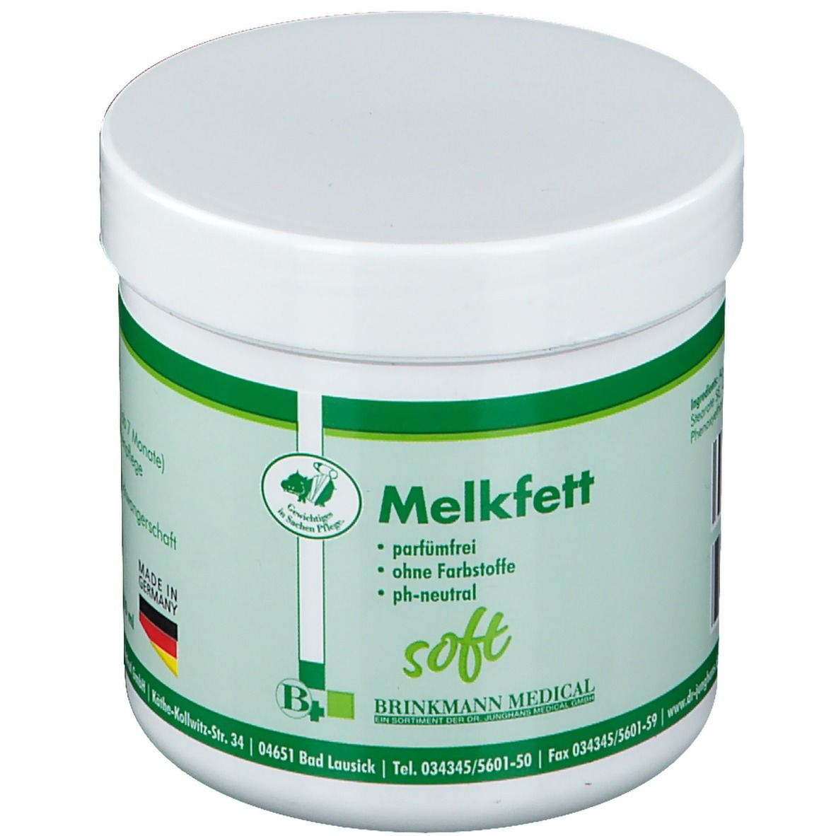 Melkfett Soft 250 g Creme