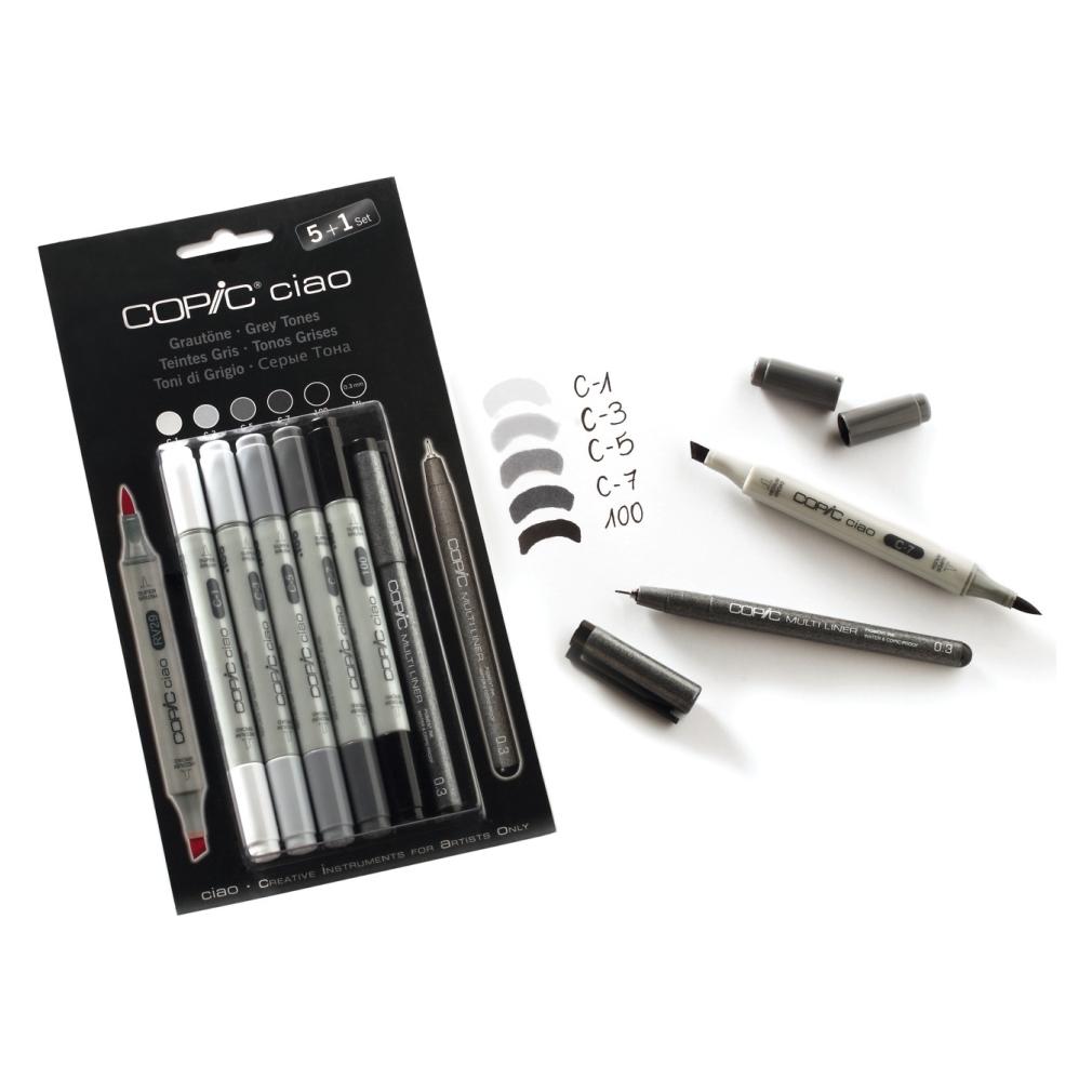 Copic Grautöne (6x) (22075554)