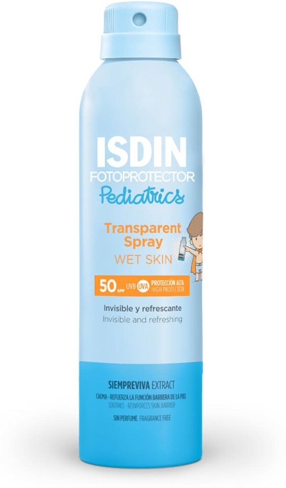 ISDIN Pediatrics Transparent Spray Sonnenschutz LSF 50